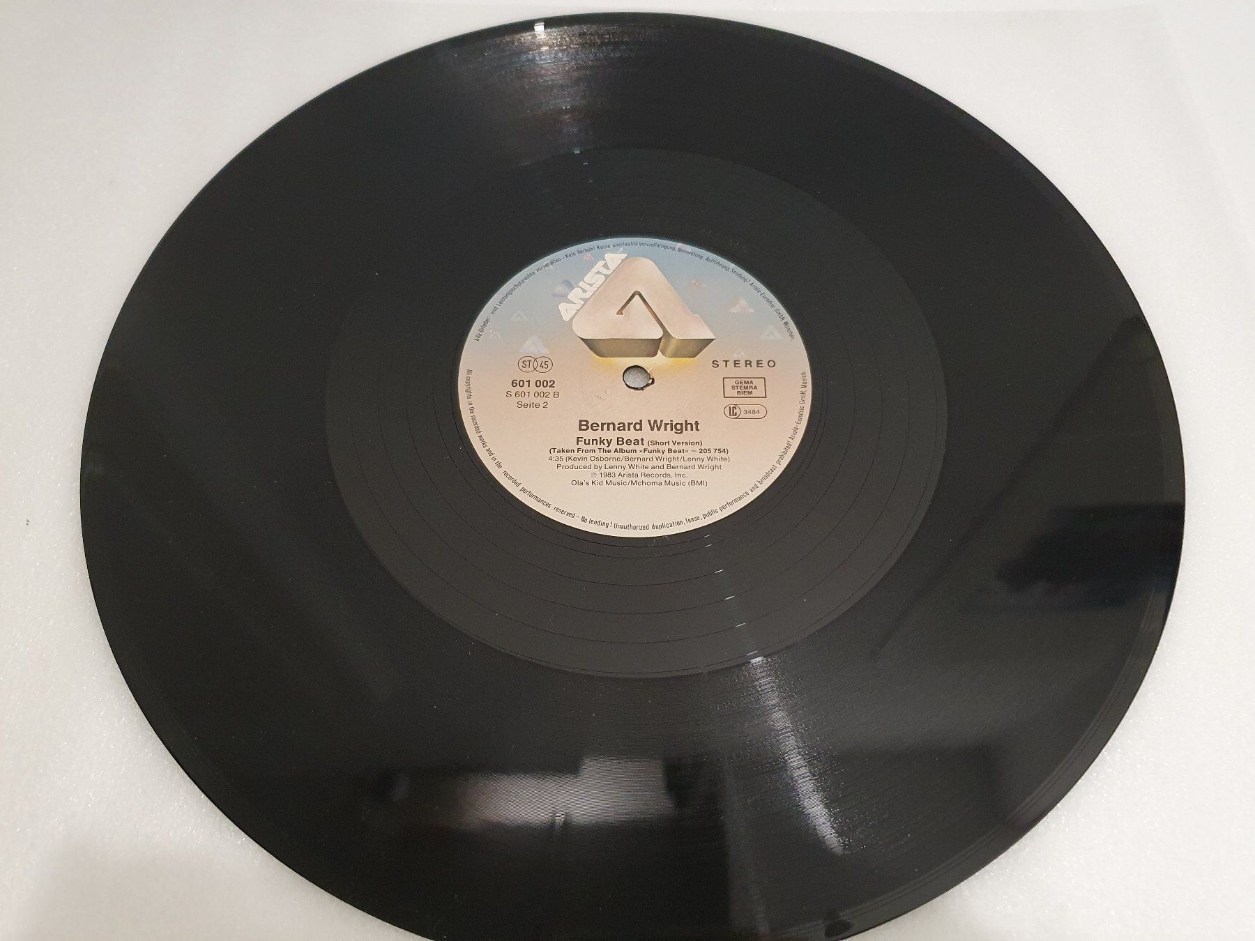 Dischi in vinile: Bernard Wright - Funky Beat – Usato da Uster venduto da Vinyl-Leidenschaft 4