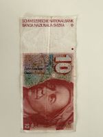 Billet 10 francs / 10 Franken 6e série Euler – circulé