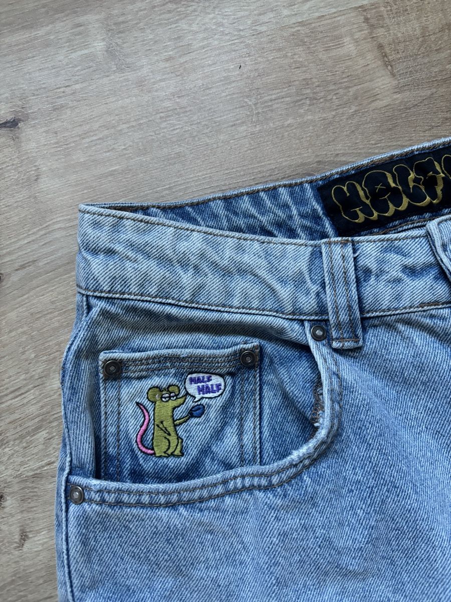 Jeans: Jeans baggy Half-Half, taille 26 – Neu (gemäss Beschreibung) aus Tavannes von callie.mcli 5