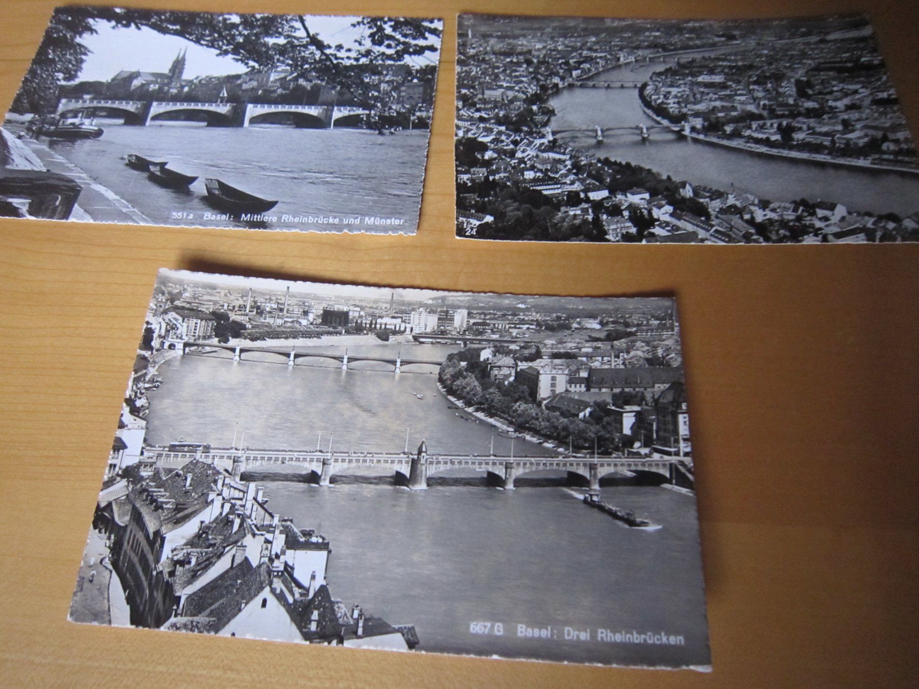 Cartoline postali: Postkarten die Brücken von BASEL – Usato da Gordola venduto da Polentaefung