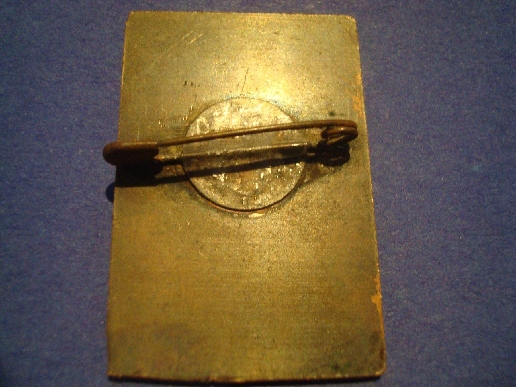 Plaketten & Abzeichen: Plakette Kupfer 1928 – Gebraucht aus Riehen von Baerewaegli 1