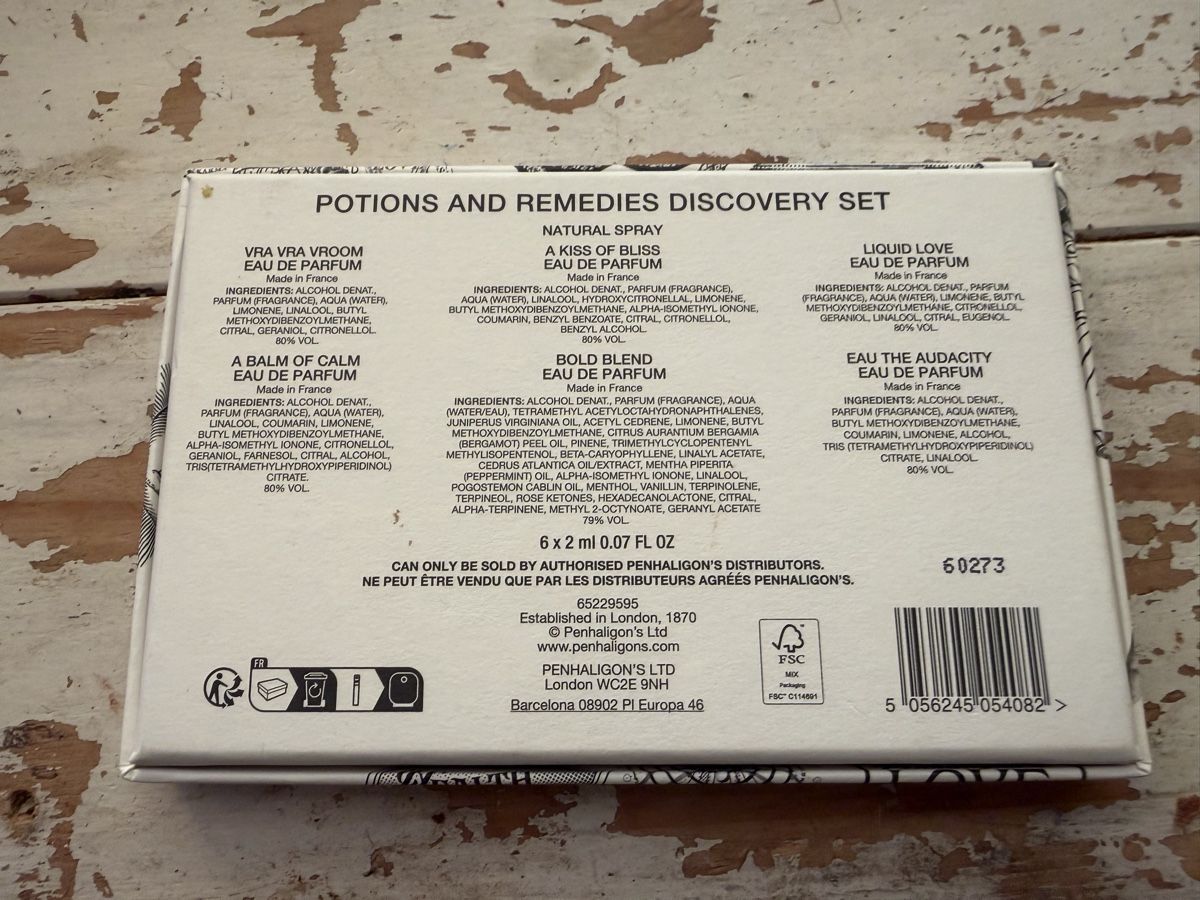 Penhaligon's Profumi & Eau de Toilette: Penhaligon's discovery set Potion and Remedies  – Usato da fey venduto da Caductilometre 3
