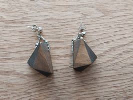 Boucles d'oreilles en bois Salomé Charly