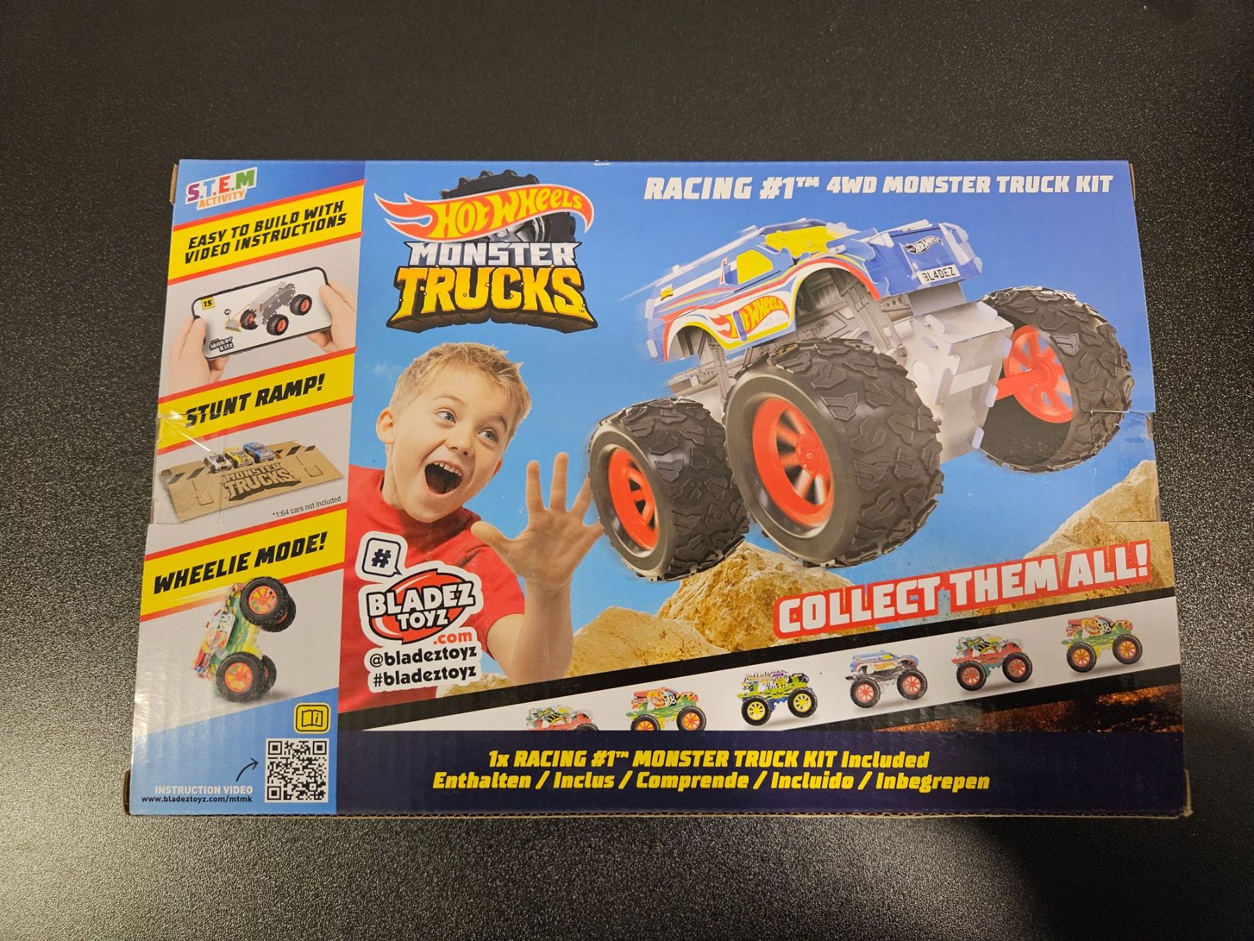 Hot Wheels Giocattoli: Neu - Hot Wheels - Monster Truck Kit - Bastelset – Nuovo e nell'imballaggio originale da Dagmersellen venduto da J_RP_Dagmersellen 1