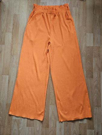 Orange Shein Sommerhosen, Stoffhose