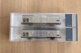 ROCO 6600110 2 Schiebewandwagen SBB CFF FFS Cargo DC