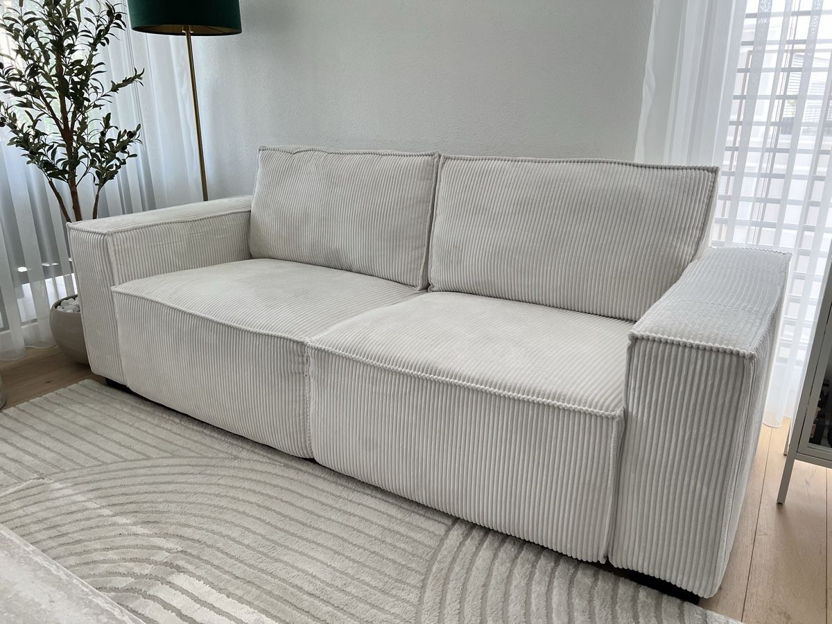 Sofas: Cord Sofa in beige – Neu (gemäss Beschreibung) aus Kreuzlingen von Yavuz94 4