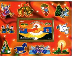 Block "Weihnachten". Fidschi.