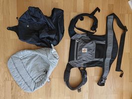 Babytrage Ergobaby grau schwarz gebraucht guter Zustand