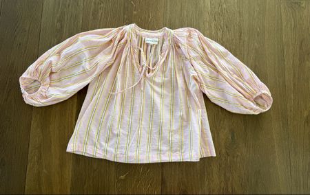 Daughters of India Bluse gestreift Grösse XS Baumwolle