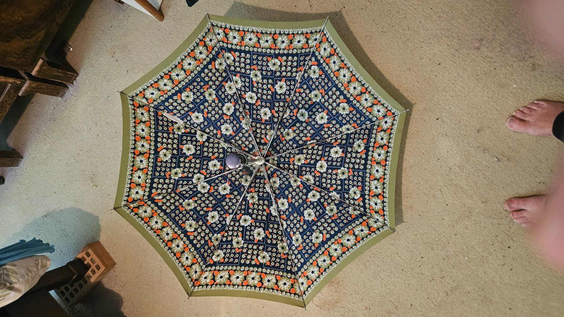 Ombrelli: Regenschirm automatisch, Vintage – Usato da Feldbrunnen venduto da Kolosseum111 4