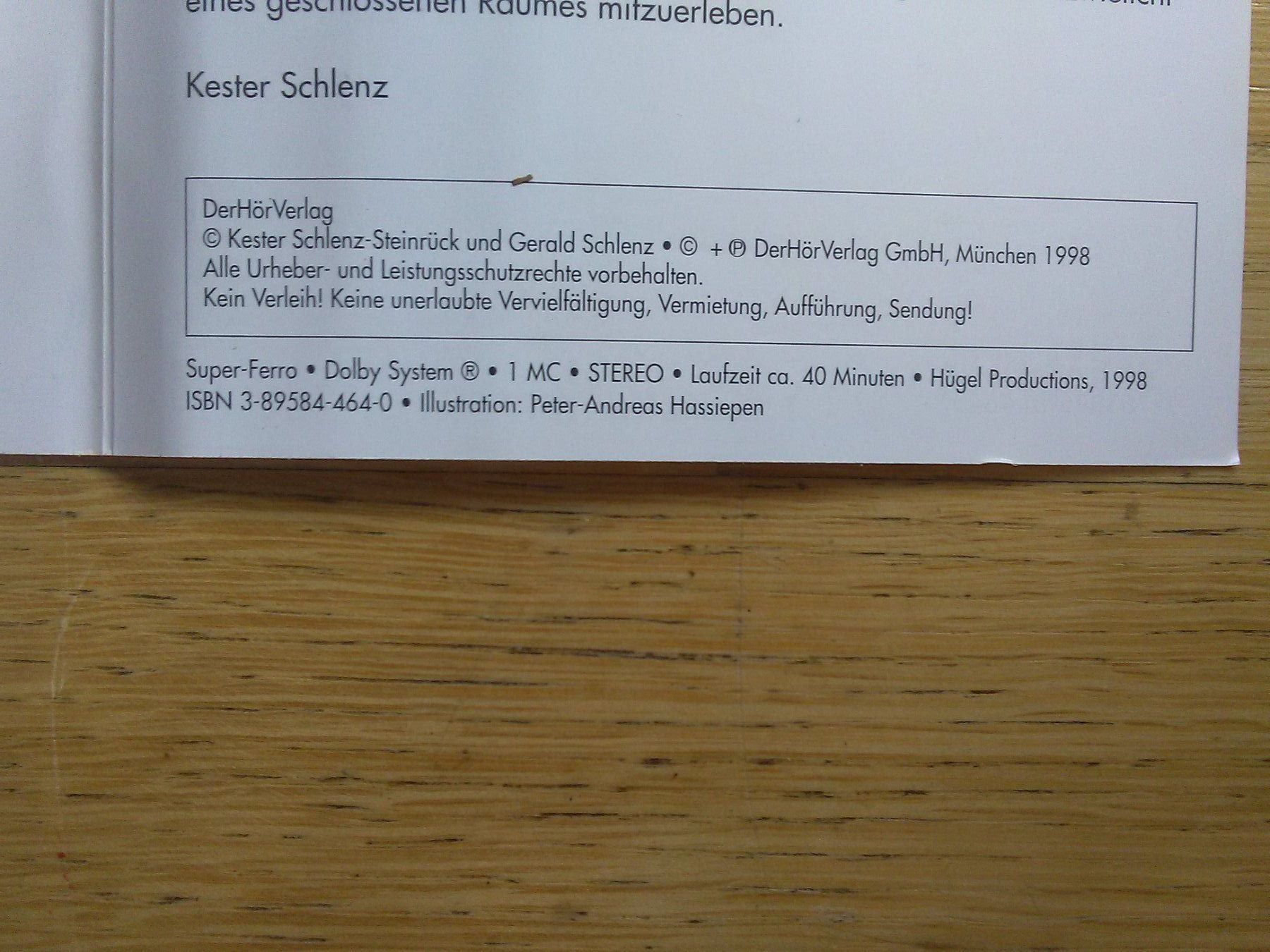 Musicassette: Tauchfahrt - Weltraumfahrt mit Nemo Naut – Usato da St.Galllen venduto da elkaphone 5