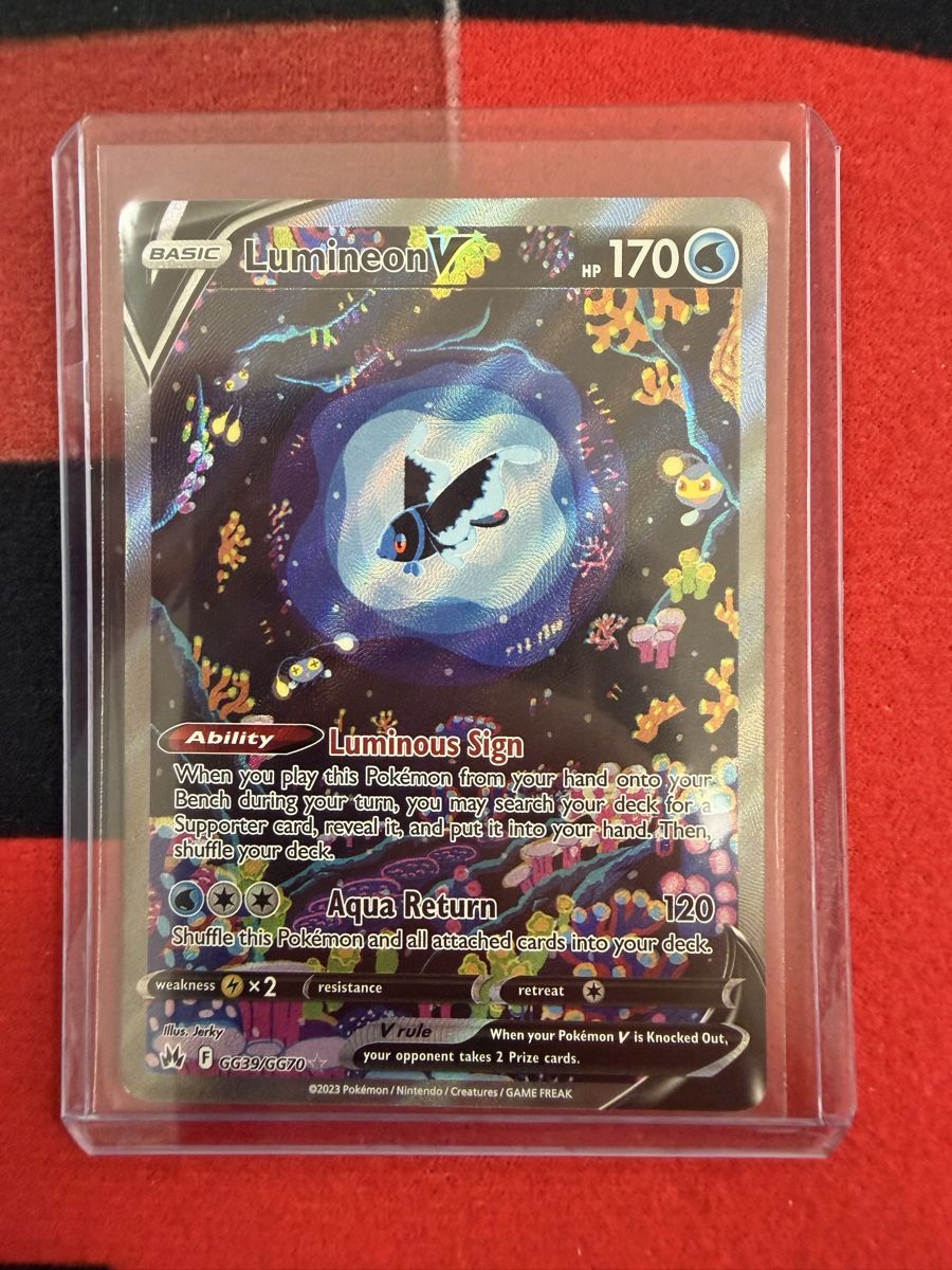 Pokémon Sammelbilder & Trading cards: Pokemon Lumineon V Set "Crown Zenith" – Neu (gemäss Beschreibung) aus Näfels von Faiden