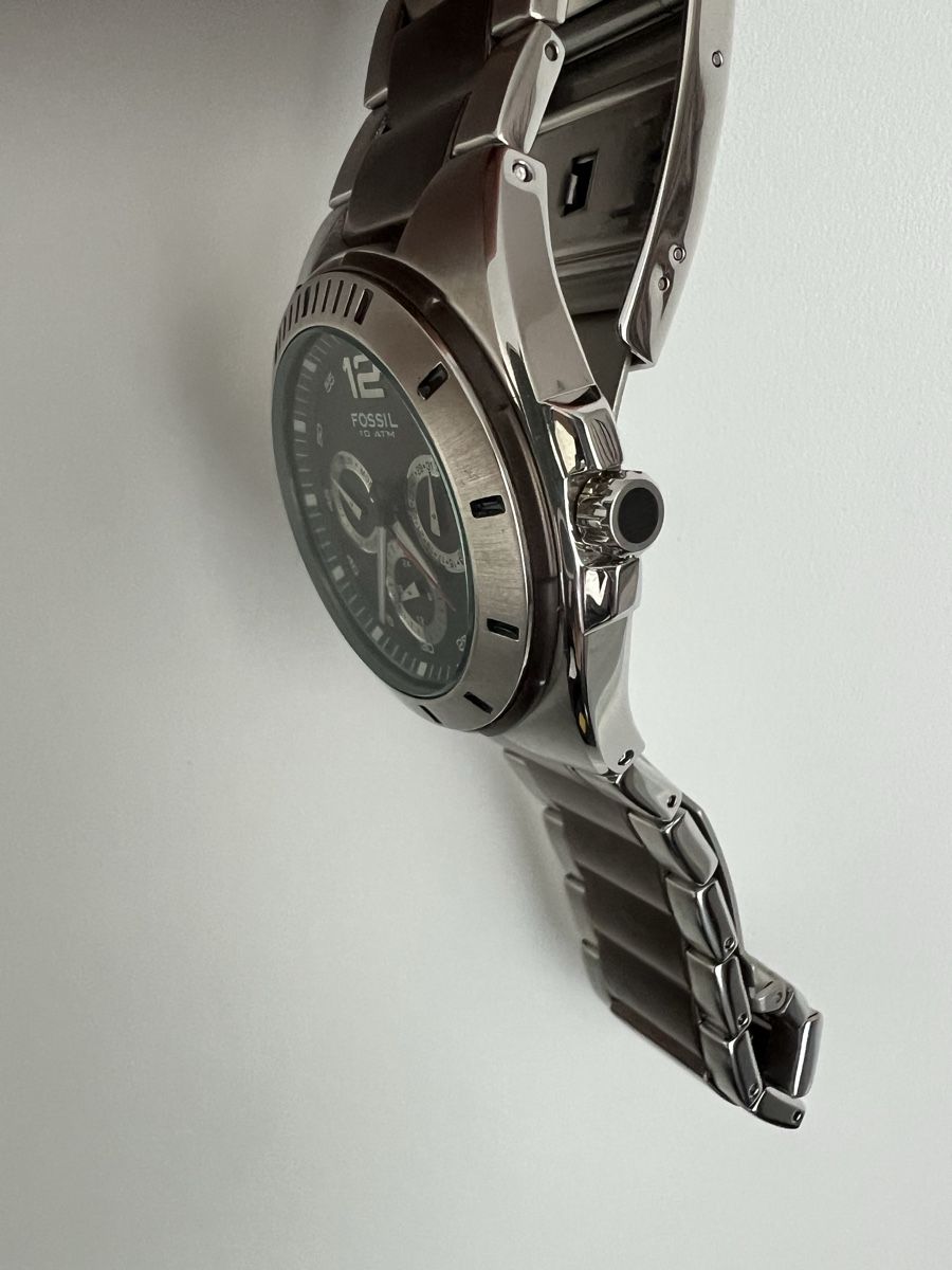 Fossil Orologi: FOSSIL Chronograph Edelstahl Herrenuhr – Usato da Obfelden venduto da Moscheli 6