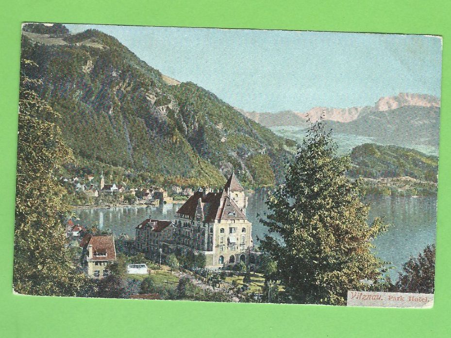 Cartoline postali: Vitznau Park Hotel – Usato da Zürich venduto da t24_de
