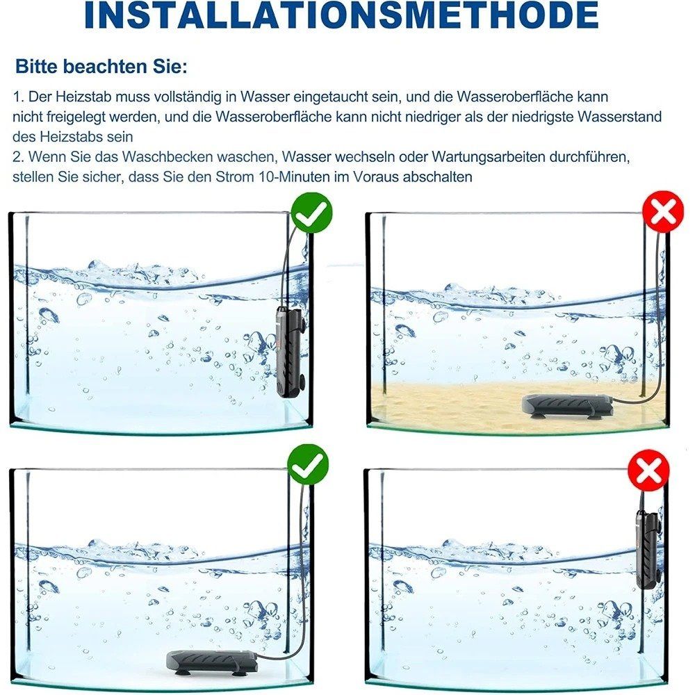Radiatori: Anzeige Mini Aquarienheizung mit digitaler LED – Nuovo (secondo la descrizione) da Kirchdorf AG venduto da csnmclub 7