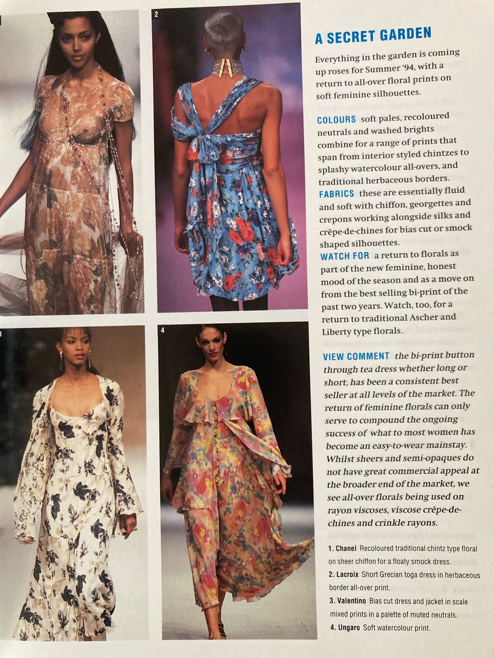 Riviste & Magazine: View Textil Magazine 1994 Trend Mode Design Illustration – Usato da Aarwangen venduto da nemkin61 7