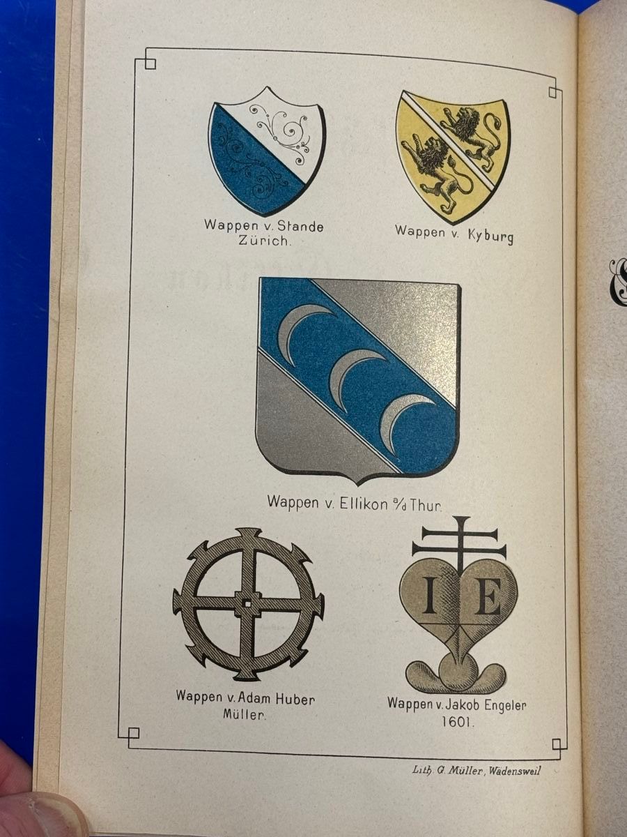 Libri: Geschichte der Gemeinde Ellikon an der Thur. 1894 – Usato da Adliswil venduto da buch_und_kunst 1