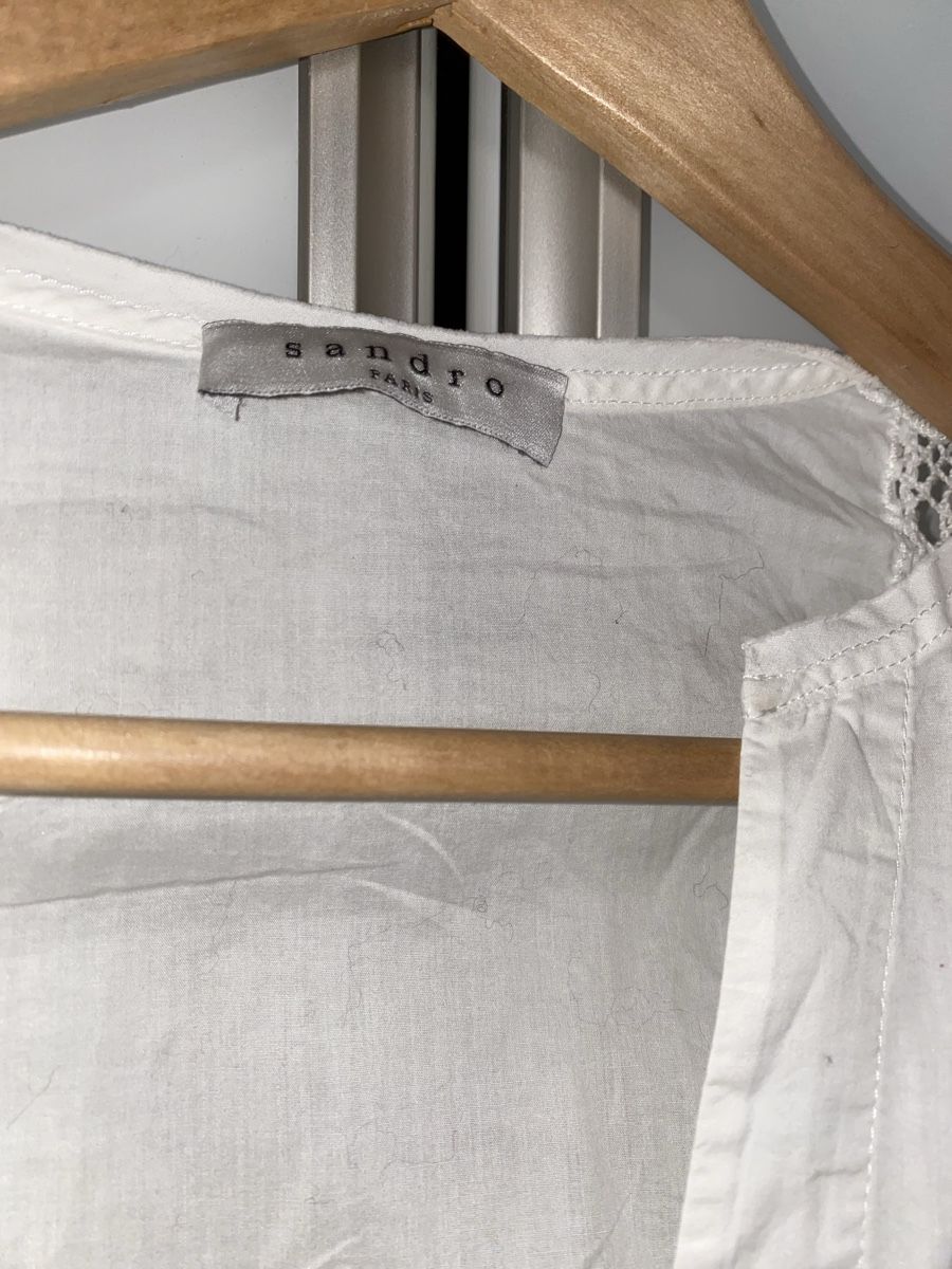 Sandro Kleider: Sandro Robe d'été blanche dentelle taille 38-40 – Gebraucht aus Genolier von ber_j8yx 3