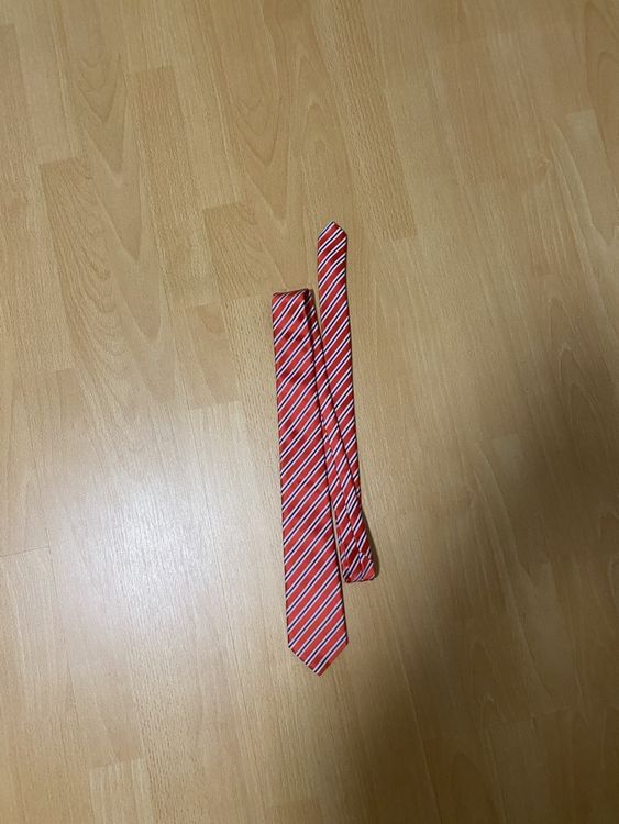 Elastische Krawatte Für Kinder - Gestreift In Marineblau/Smaragd | Schulkrawatte Gr. Onesize