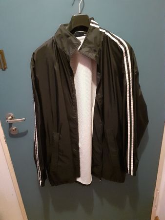 Sportjacke Schwarz Weiss Grösse XXL