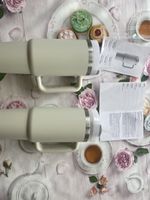 Thermos/Borraccia termica Inox con cannuccia
