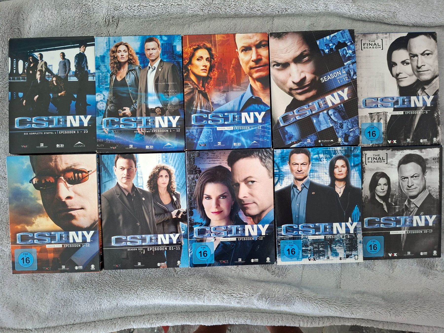 Alle DVDs: CSI : NEW YORK  1 - 9   STAFFEL ORIGINAL - VERSION !! – Gebraucht aus Aesch BL von Burschi59