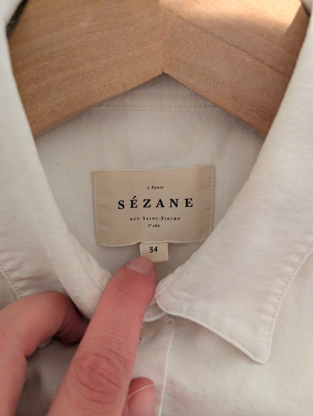Sezane Blusen: Sezane Chemise Max T. 34 – Gebraucht aus Attalens von cam_mq9h 4