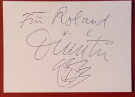 Dimitri 1935-2016 Autogramm signiert Karte 10x15cm