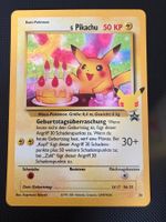 🔥 2021 Pokémon Pikachu German Birthday HOLO