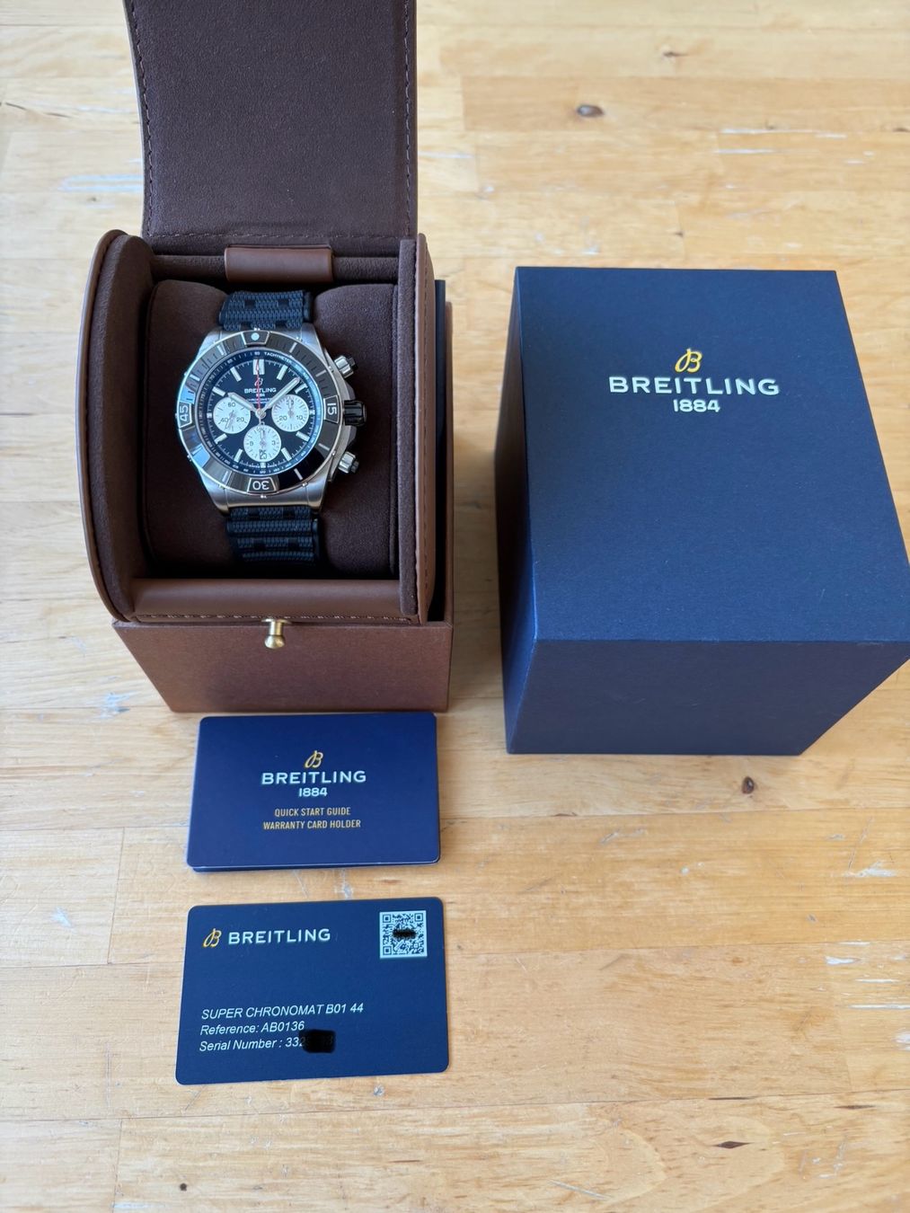 Breitling Orologi: BREITLING Super Chronomat B01 44 Fullset – Usato da Birsfelden venduto da Mynos 2