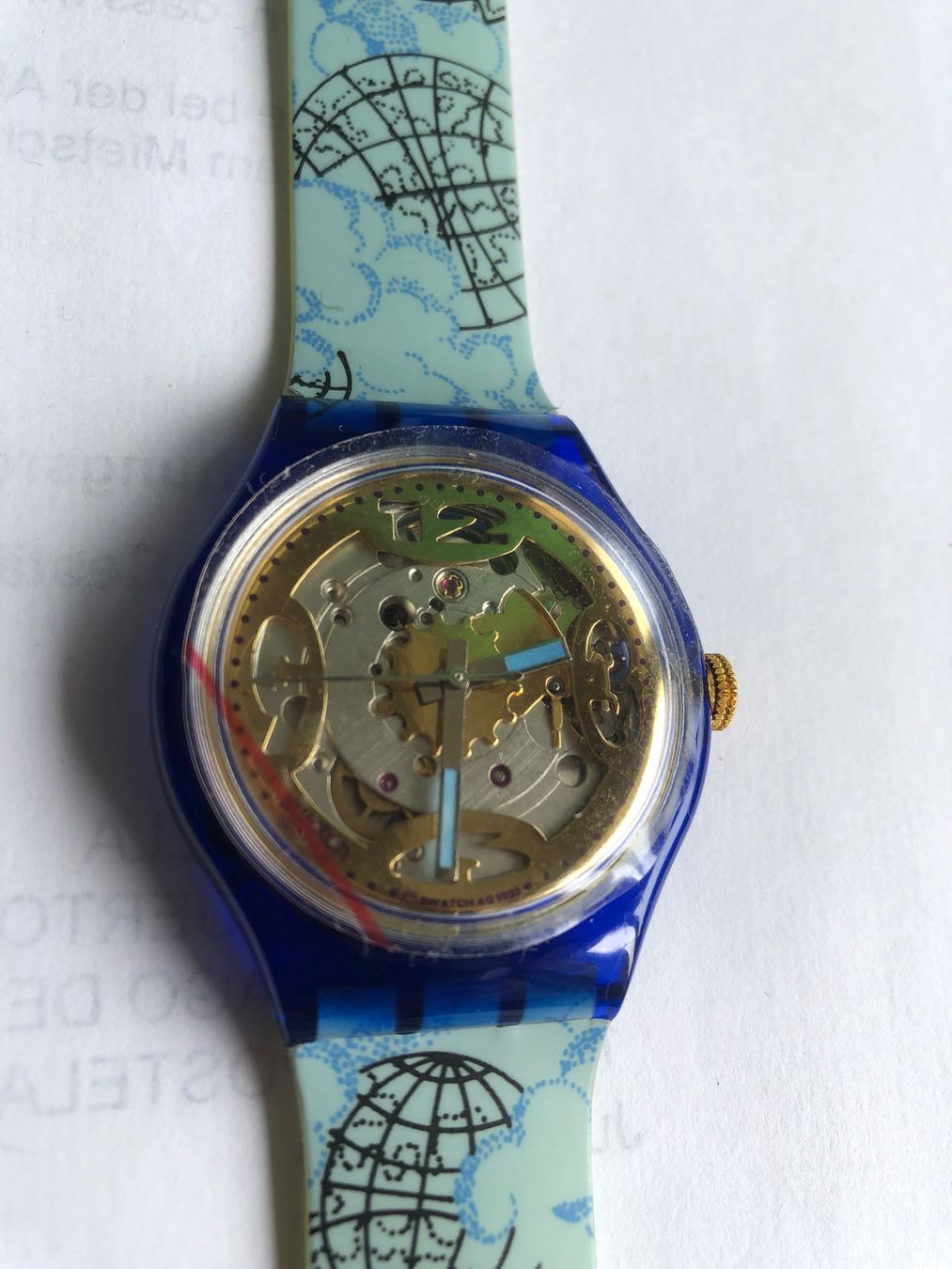 Swatch Orologi: Swatch AUTOMATIC MAPPAMONDO von1993 – Nuovo (secondo la descrizione) da Biel/Bienne venduto da winnertaco 1