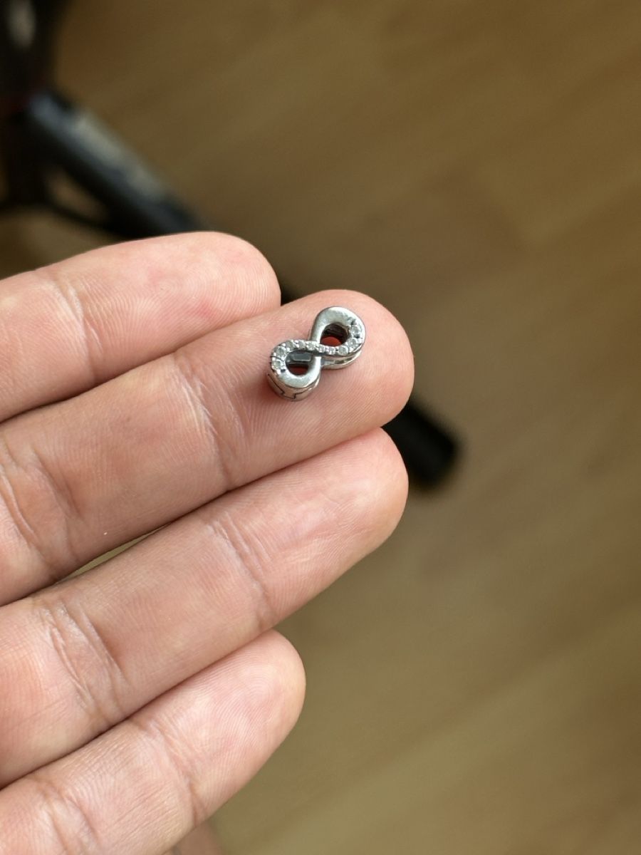 Pandora Ciondoli: Pandora Charm "Infinity" Silber 925 mit Zirkonia Steinen – Usato da Zug venduto da car_fr2j