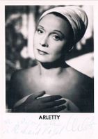 Arletty 1898-1992 Autogramm signiert Vintage Foto 10x15cm