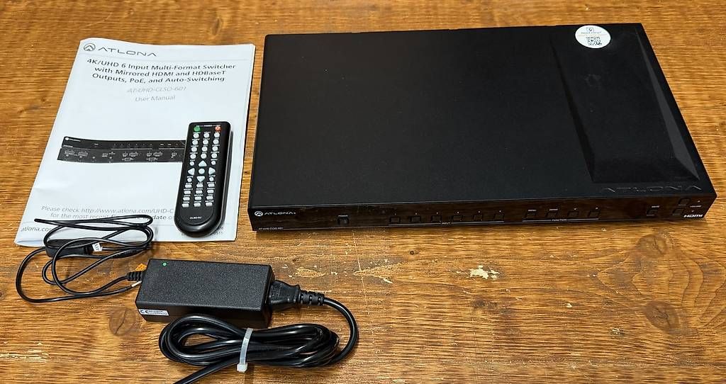Convertitori: Atlona AT-UHD-CLSO-601 Multi Format Video Switcher – Usato da Rüti ZH venduto da Philippek 6