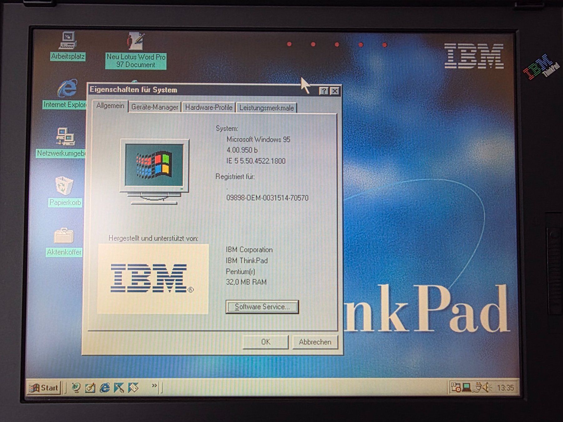 IBM Portables: IBM ThinkPad 380XD - Type 2635 – D'occasion à Lausen par -Vendetta- 6