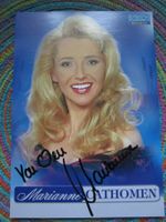 MARIANNE CATHOMEN CH SÄNGERIN AUTOGRAMM