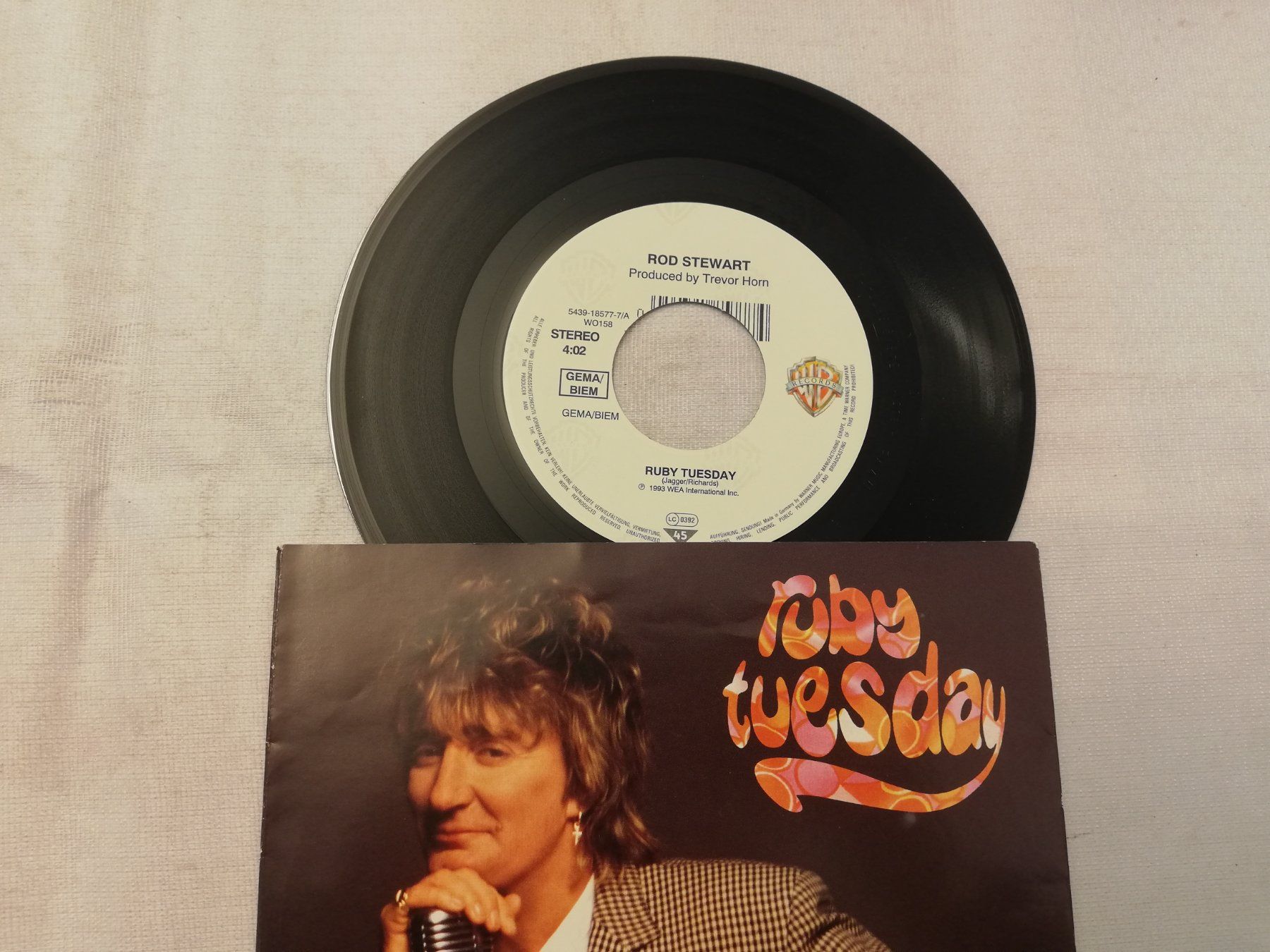 Dischi in vinile: ROD STEWART - RUBY TUESDAY (SINGLES 7") – Usato da Bern venduto da Vinylsound.ch 2