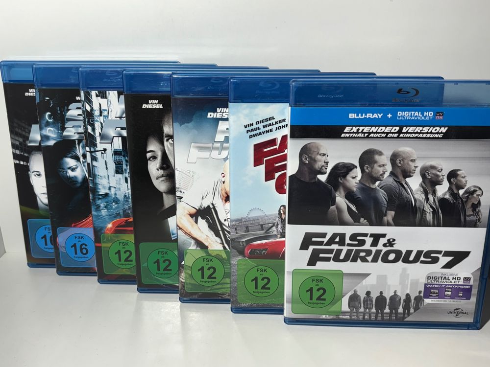 Fast Amp Furious 1 7 Boxset Dvd Zavvi
