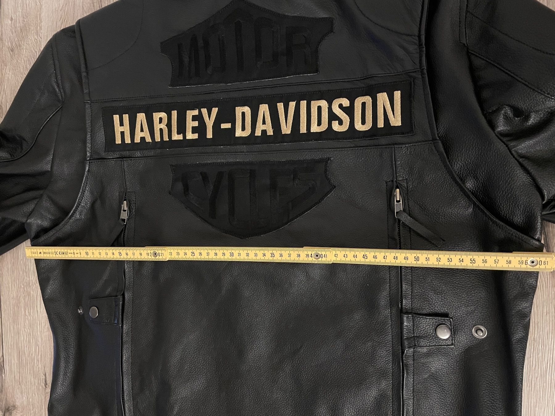 Giacche: Neue Lederjacke, , Grösse L mit Harley Davidson Aufnähern – Nuovo e nell'imballaggio originale da Ins venduto da creamo1 4