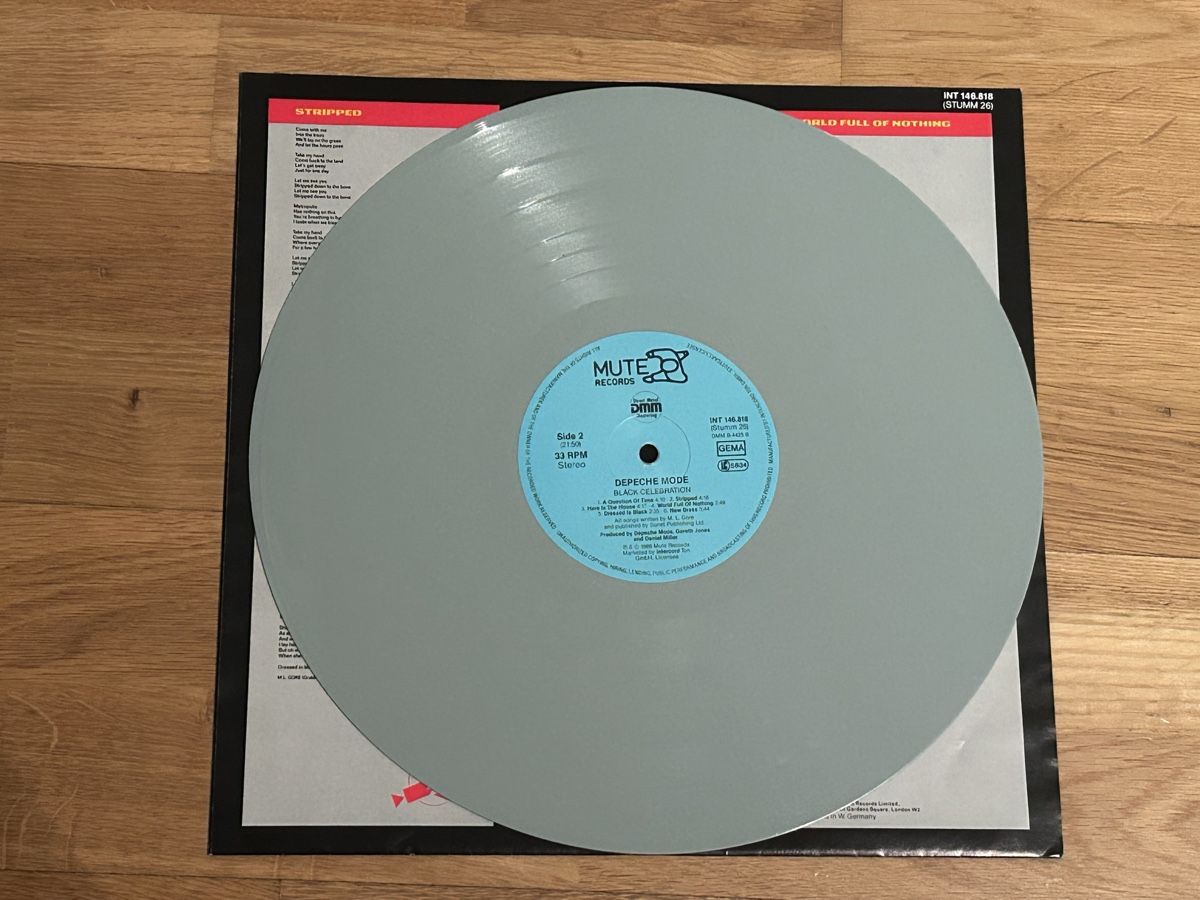 Dischi in vinile: Depeche Mode. 1986. graues Vinyl. Black Celentation – Usato da Faulensee venduto da Mizuno06 5