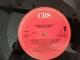 Men at Work – Business As Usual LP, CBS 1981, Top Zustand