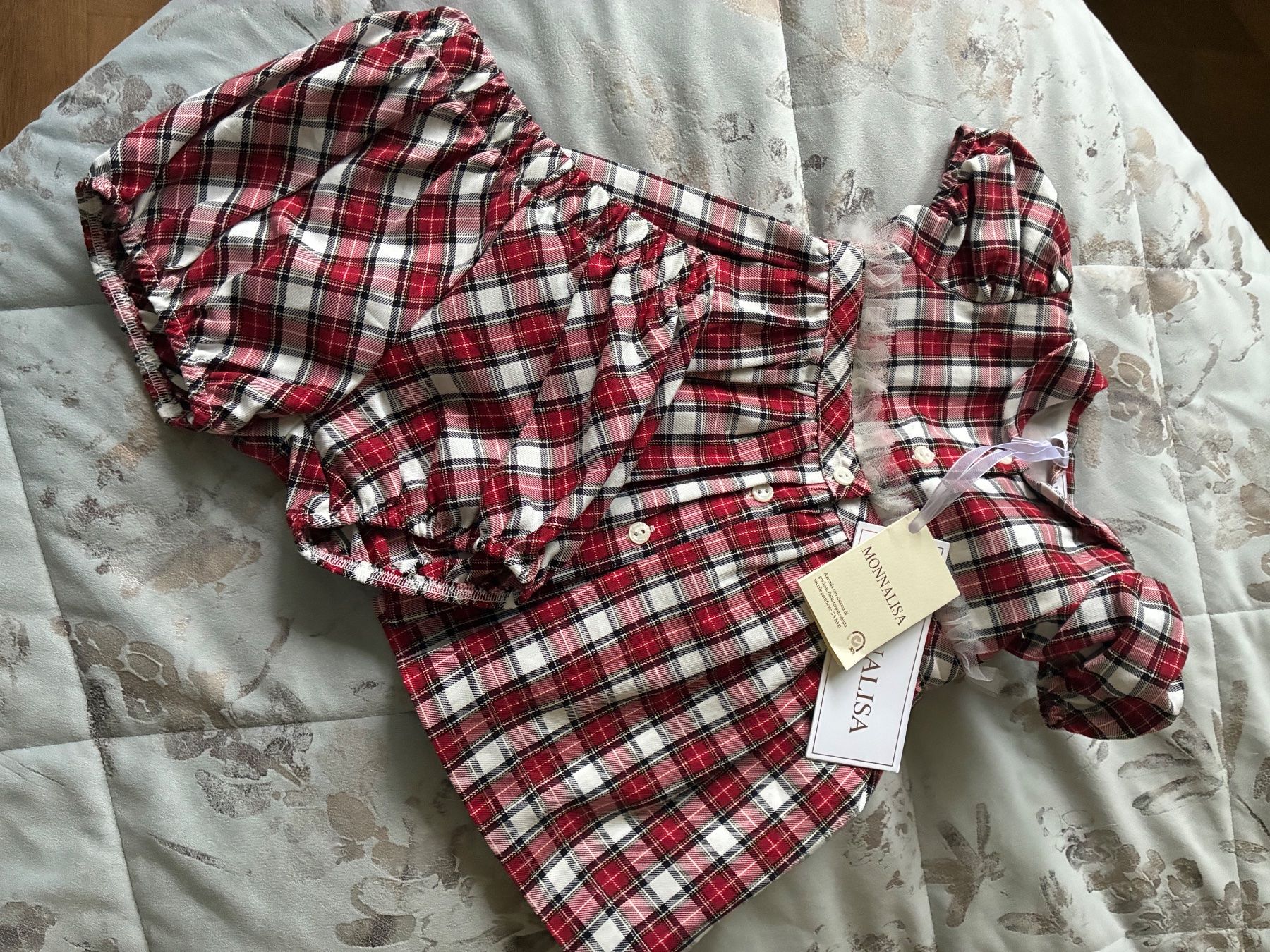 Monnalisa Vestiti & Gonne: Neues Monnalisa Babykleid – Nuovo e nell'imballaggio originale da Zürich venduto da DrODrMo 2