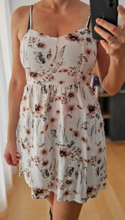 Kleid, Sommerkleid, Trägerkleid, dress, Rock, Blumenmuster