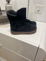 TOMMY HILFIGER LEDER STIEFEL NAVY GR 30