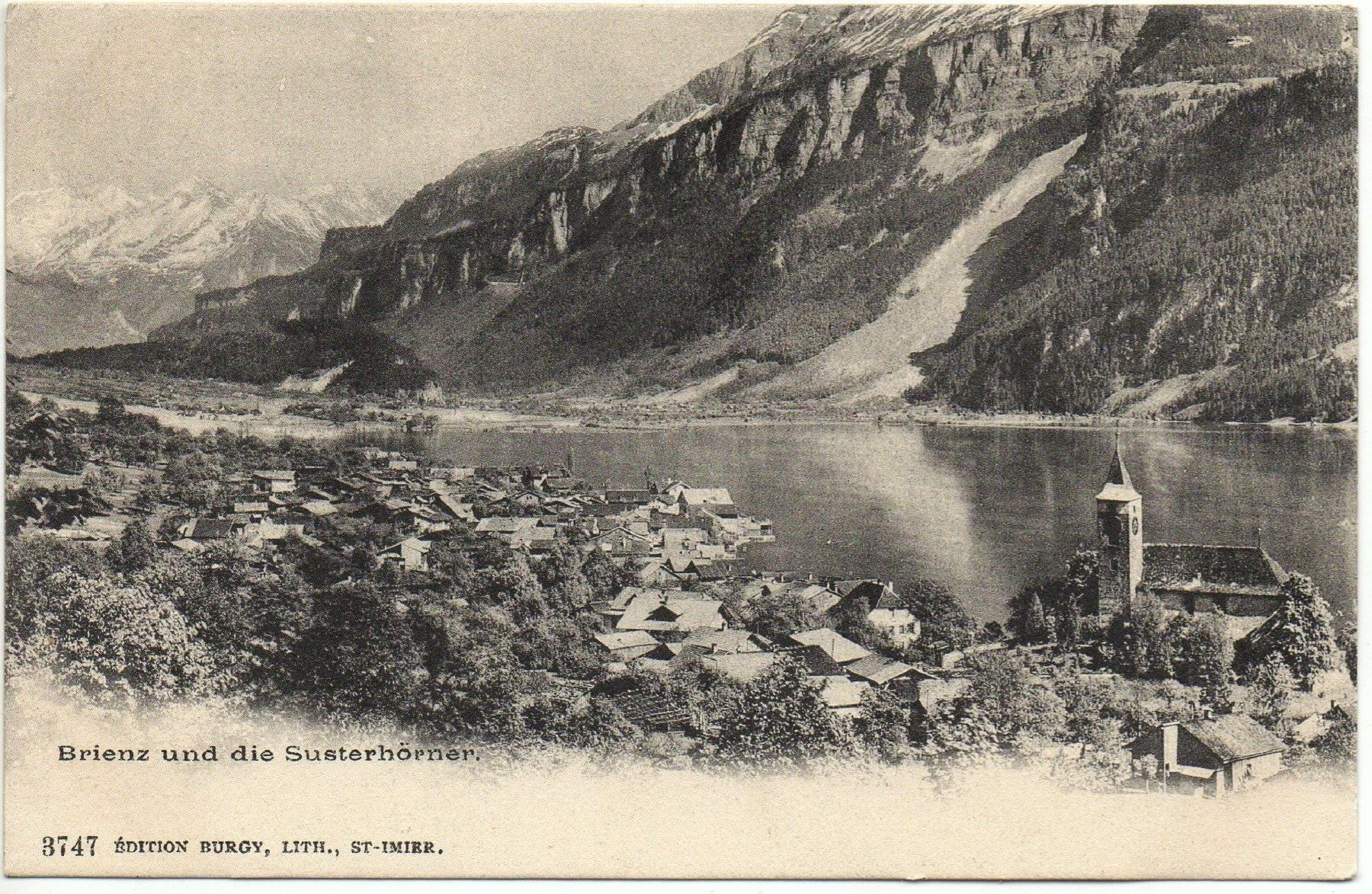 Cartes postales: BRIENZ und die Susterhörner – Neuf (Voir description) à Jona par philajona