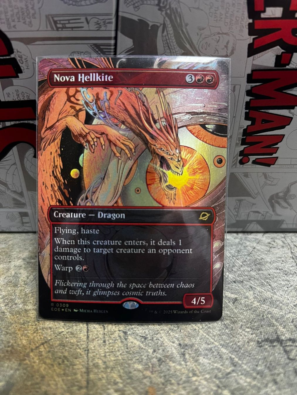 Magic The Gathering Sammelbilder & Trading cards: Nova Hellkite Foil – Neu (gemäss Beschreibung) aus Wilen b. Wollerau von GarruksShop