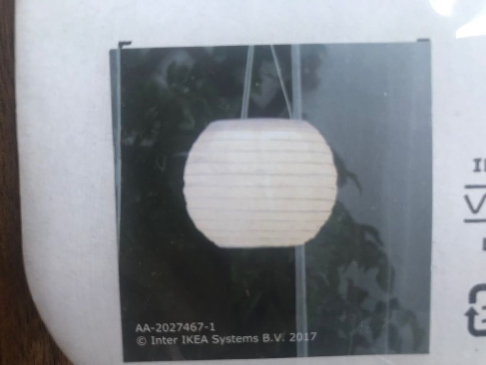 Solarleuchte, LED Lampion, 22 cm SOLVINDEN von IKEA Kaufen auf Ricardo