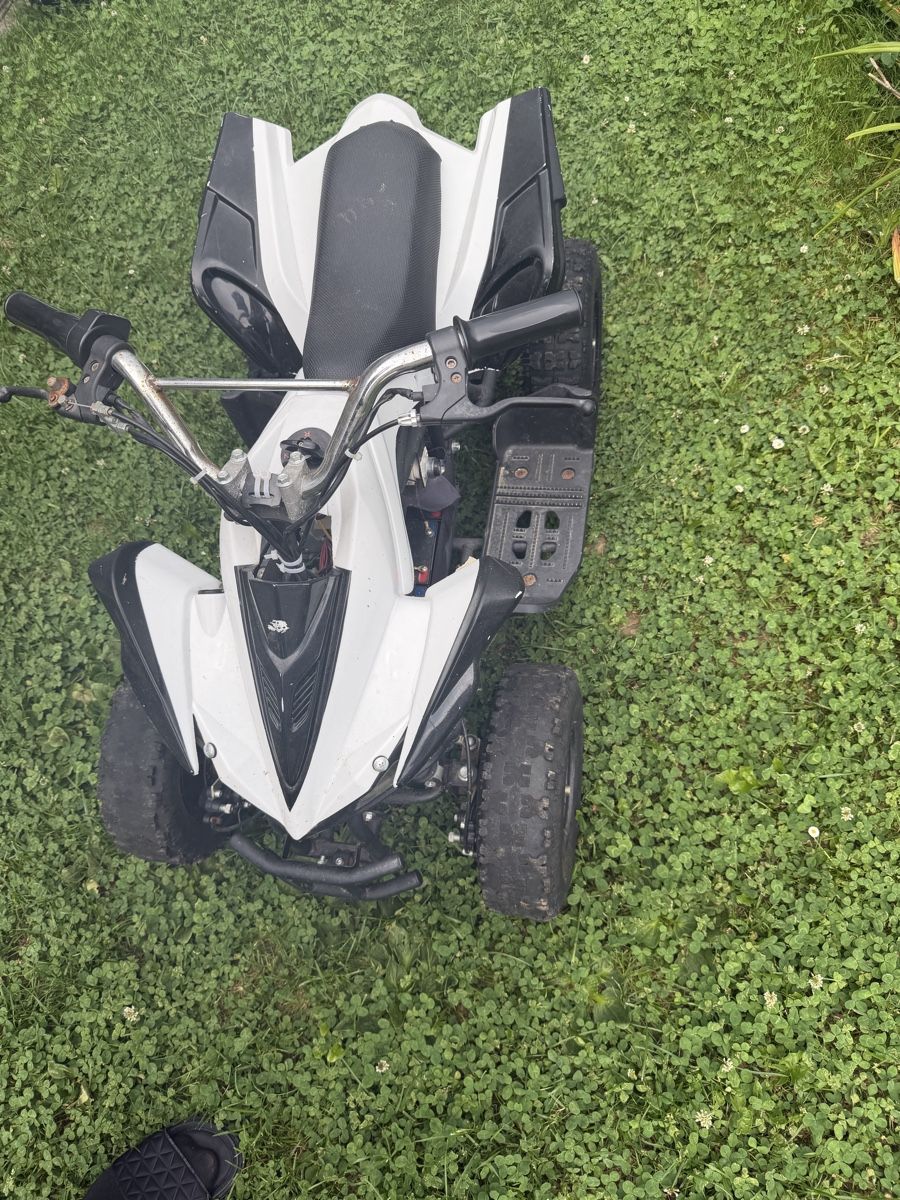 Veicoli per bambini: Kinder Quad weiss gebraucht sofort abholbereit – Usato da Stadel venduto da Struga1991 2