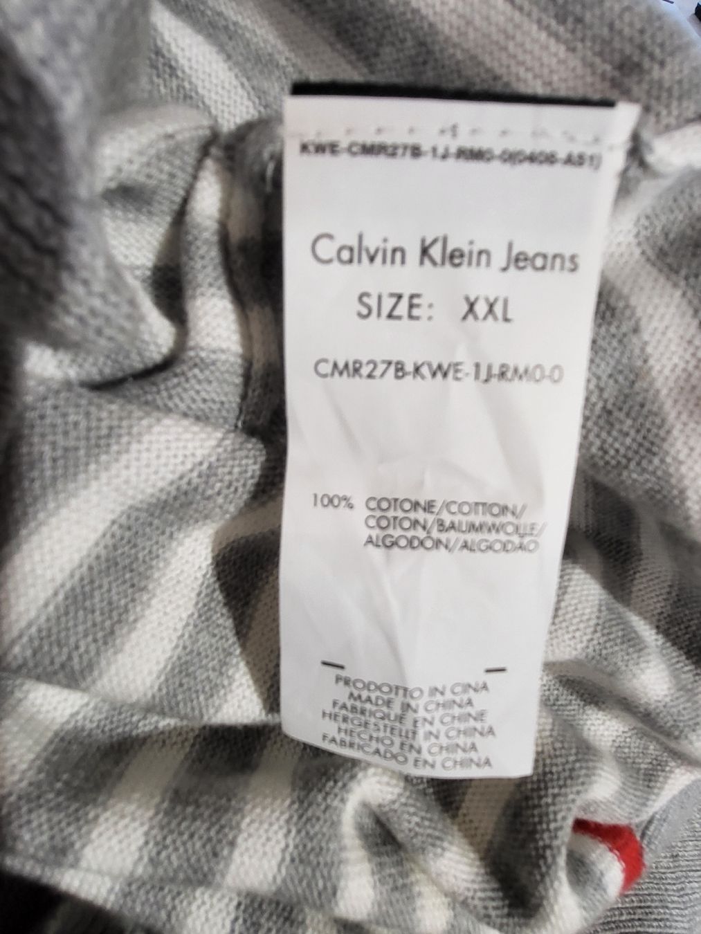 Calvin Klein Maglioni & Felpe: Pull coton Calvin Klein XXL rayé gris/blanc - – Usato da Niedergösgen venduto da Eva2410 6